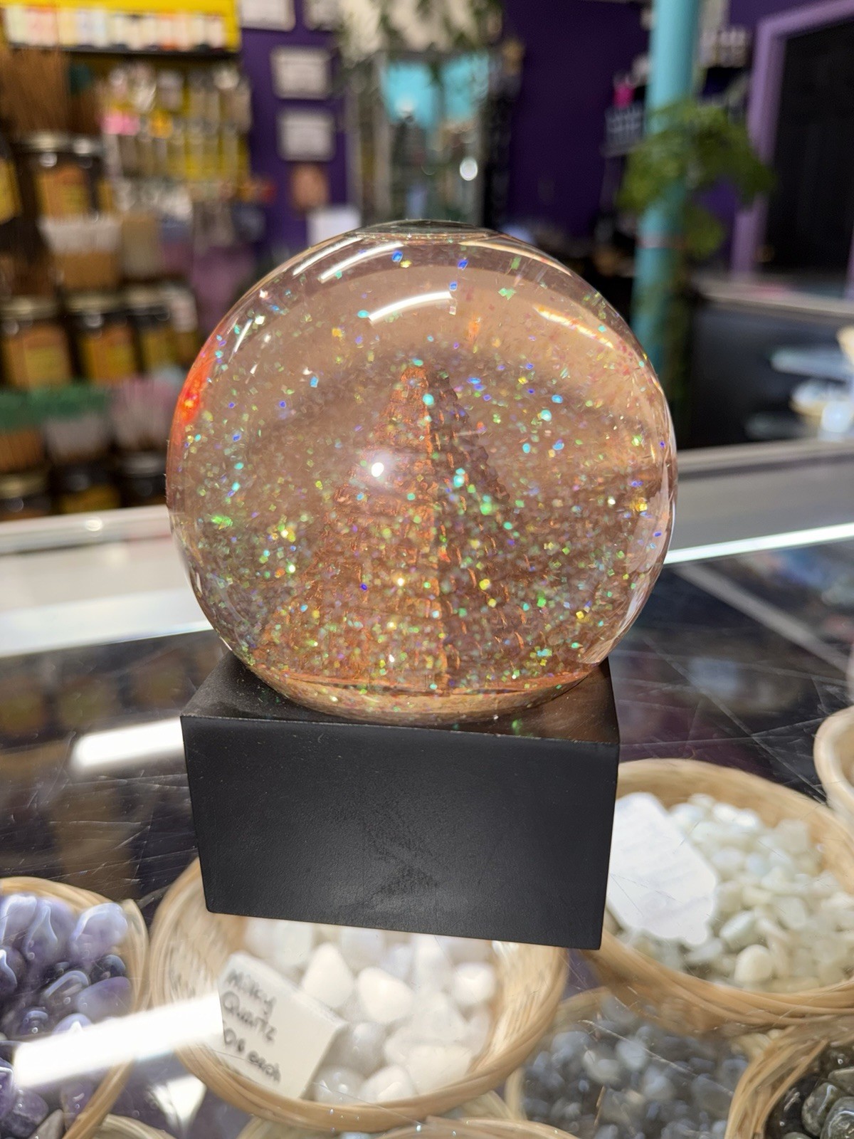 LED Pyramid Water Globe