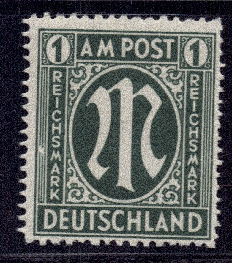 All. Occupation Bizone Michel No. 35 IV mint checked