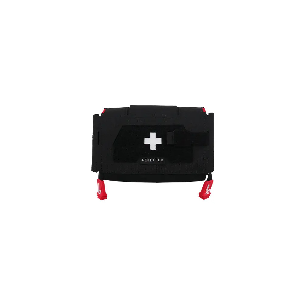Agilite MD2 Tactical IFAK Pouch Compact Trauma Kit MOLLE Belt Mount BLACK