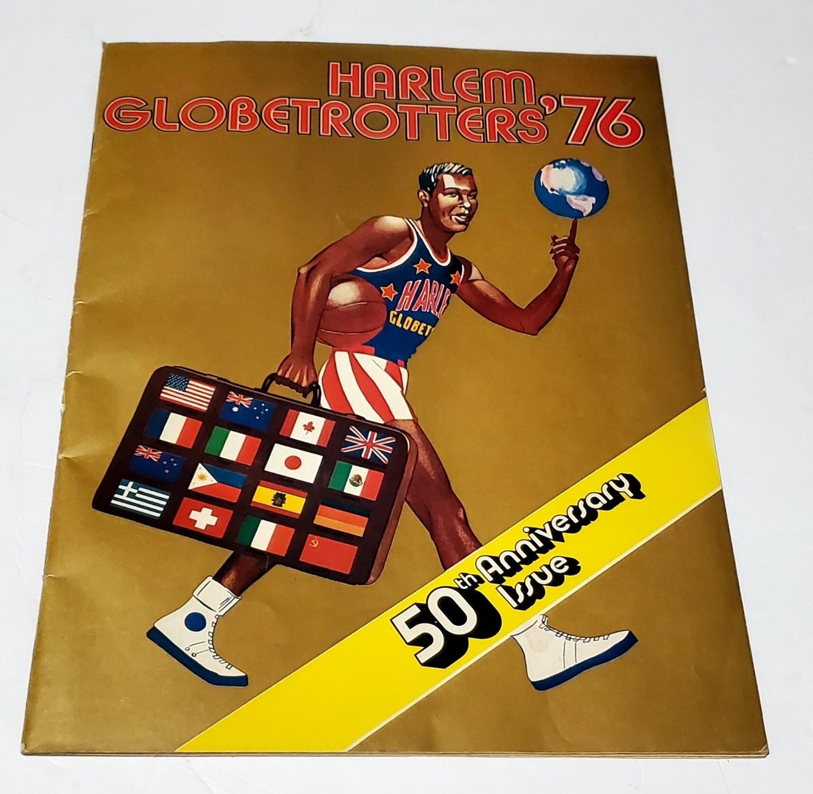 1976 Harlem Globetrotters Basketball Program – 50th Anniversary Souvenir Book