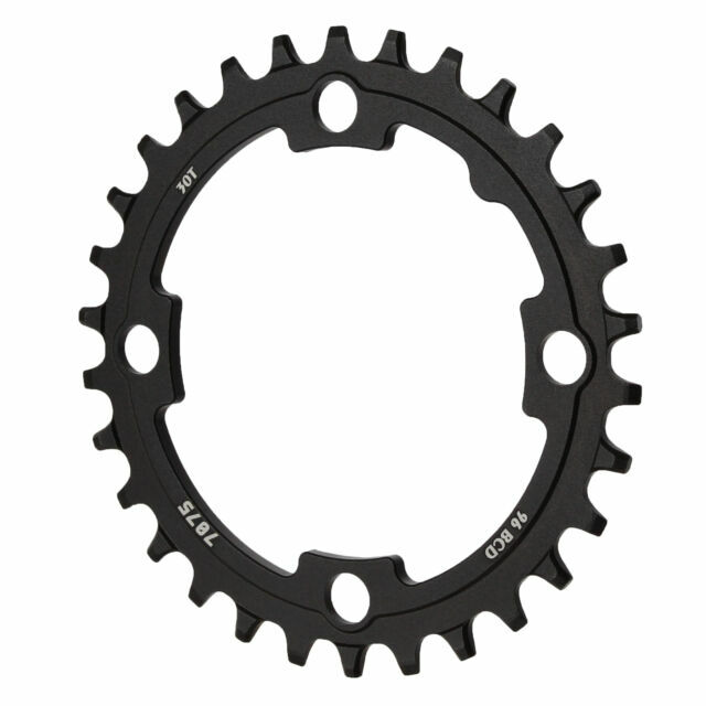 SunRace Mx00 Alloy Narrow Wide BCD96 A7075 Chainring 30T - Black - Brand New