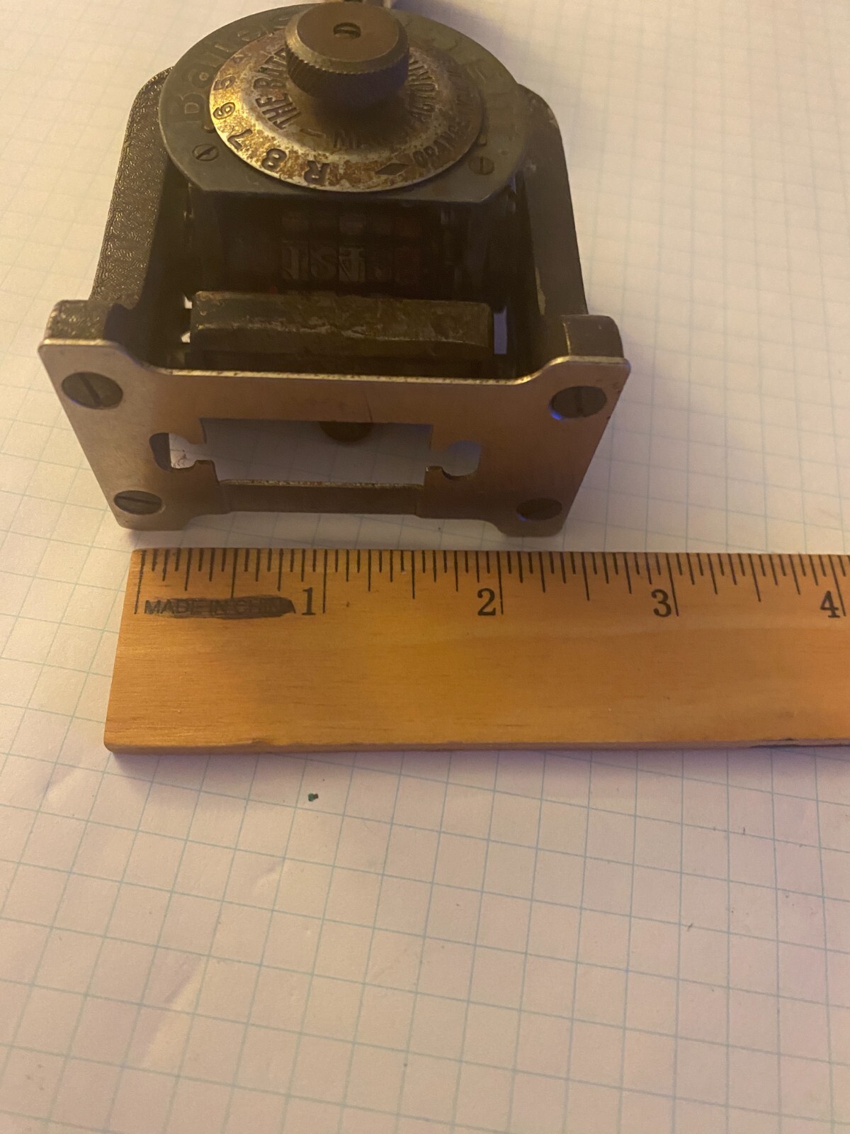 Bates numbering machine, 5wheels, style E