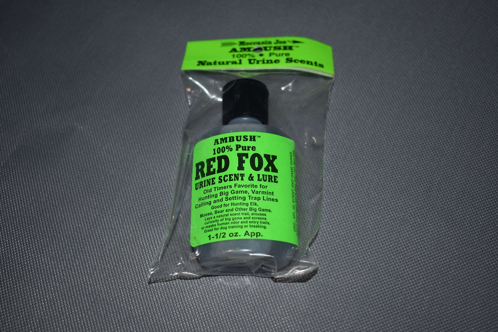 Moccasin Joe Ambush Predator and Trapping Lure - Red Fox