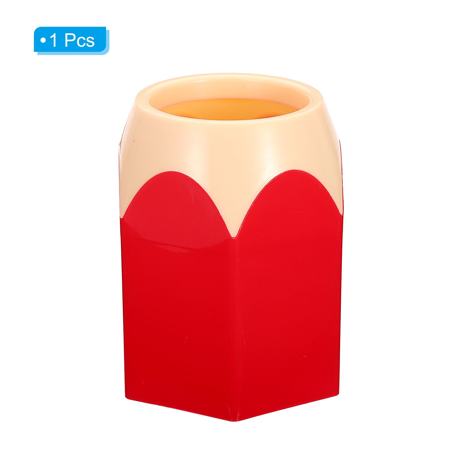 1Pcs Red Pen Holder DESK Pencil Holder