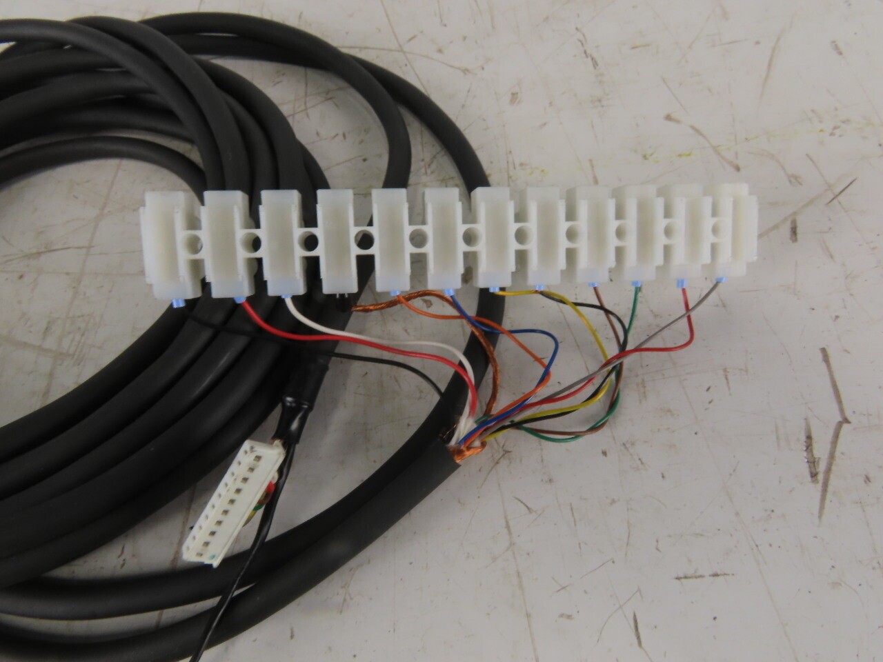 12 Conductor With Ground Terminated Intelligent Actuator Cable