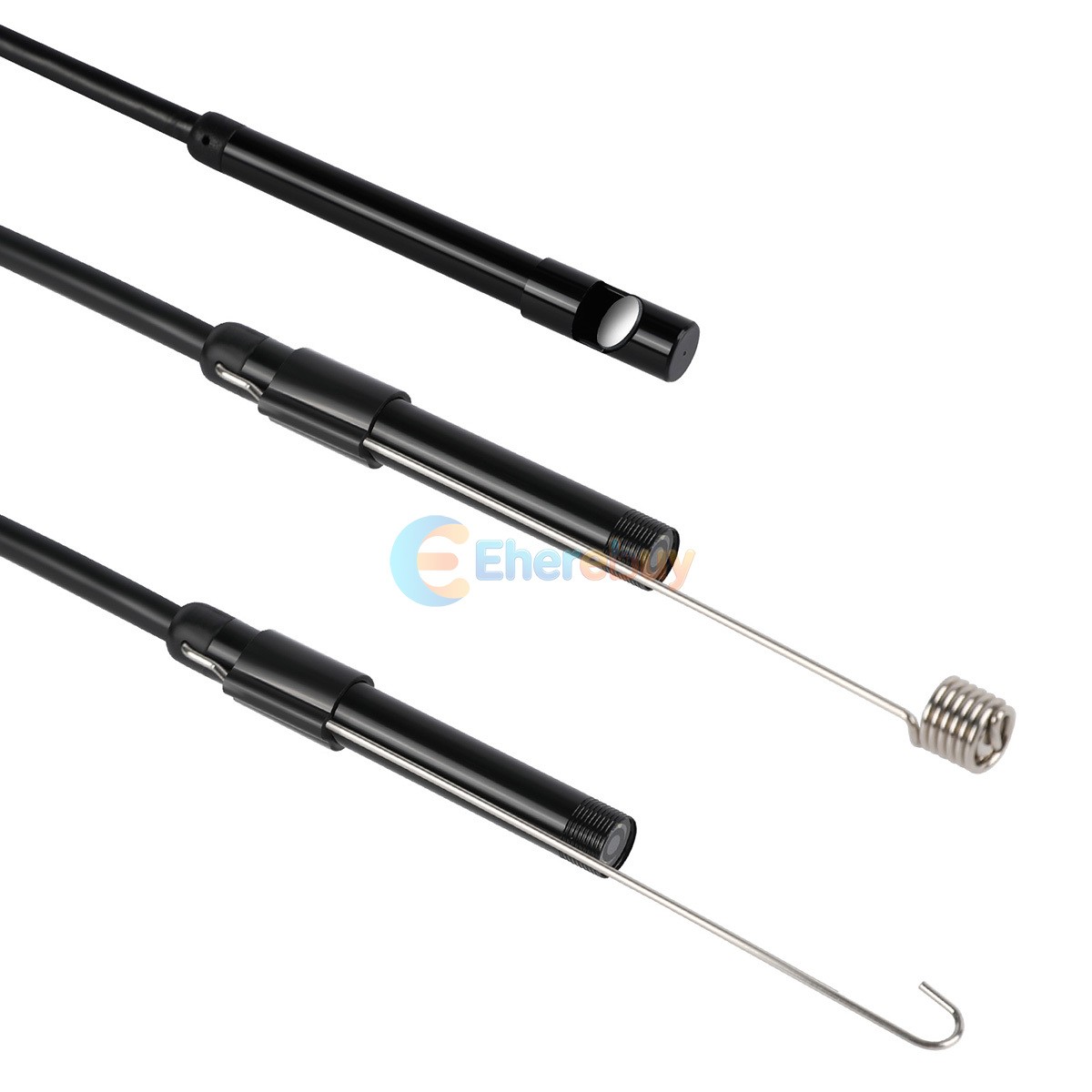 6.6ft USB Snake Endoscope Borescope HD Inspection Camera Scope Fr Android Type C