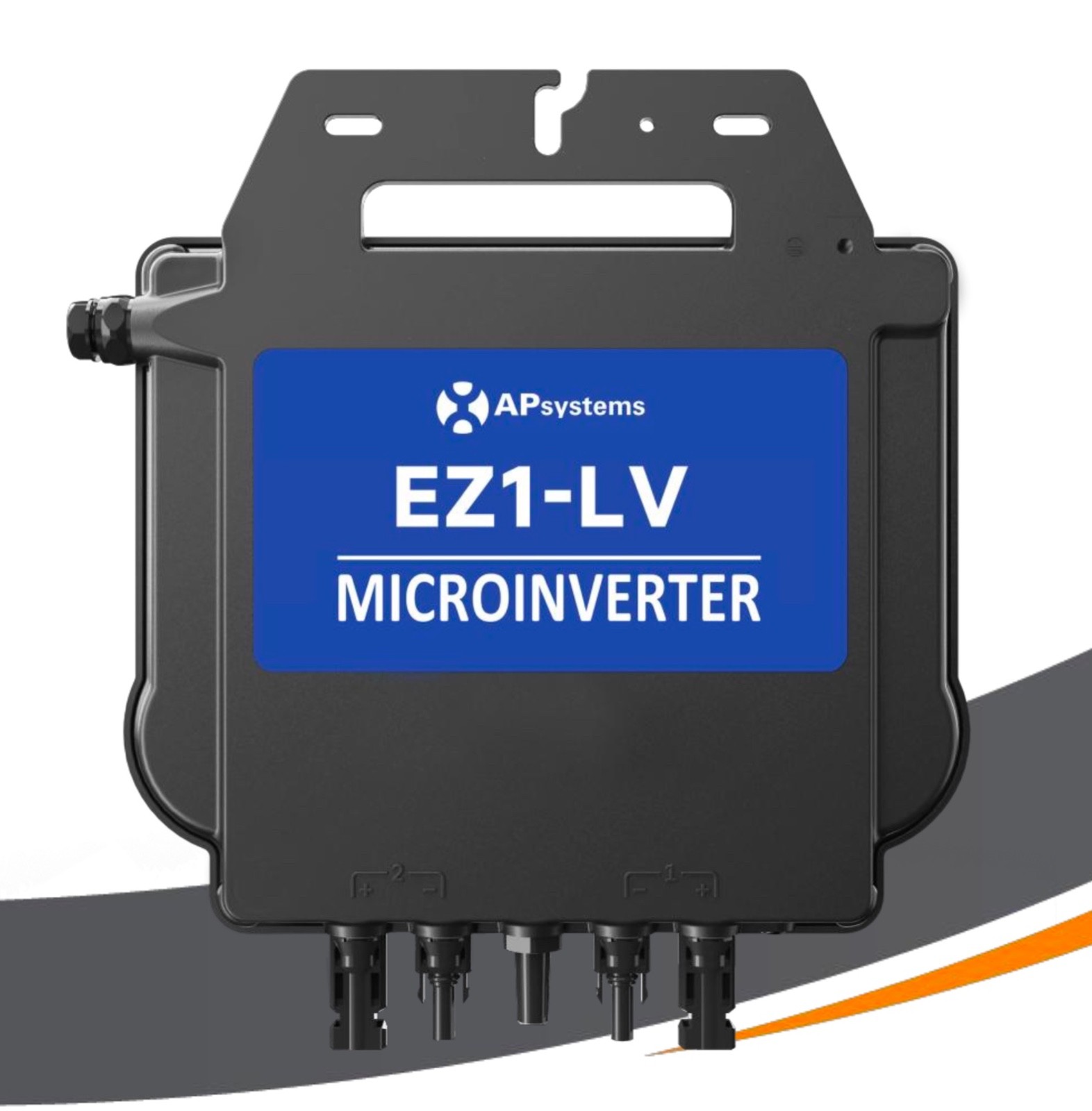 APSystems 120v EZ1-LV Plug-in Balcony Solar Microinverter with Power Cord