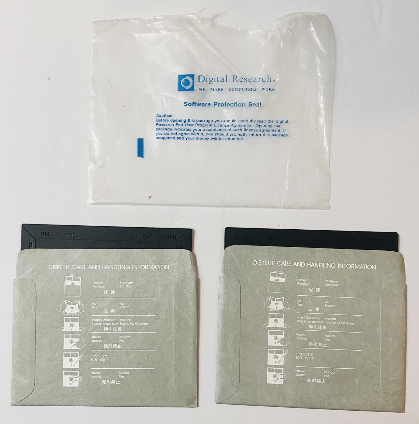 Digital Research DR-DOS 6.0 (1991) 5.25” Floppy Disk Set Startup + ViewMAX VTG
