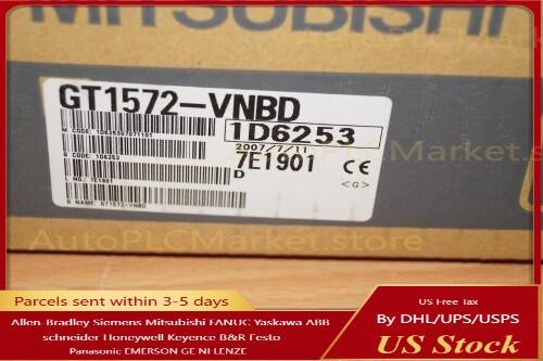 New In Box MITSUBISHI HMI GT1572-VNBD Panel GT1572VNBD Free Shipping