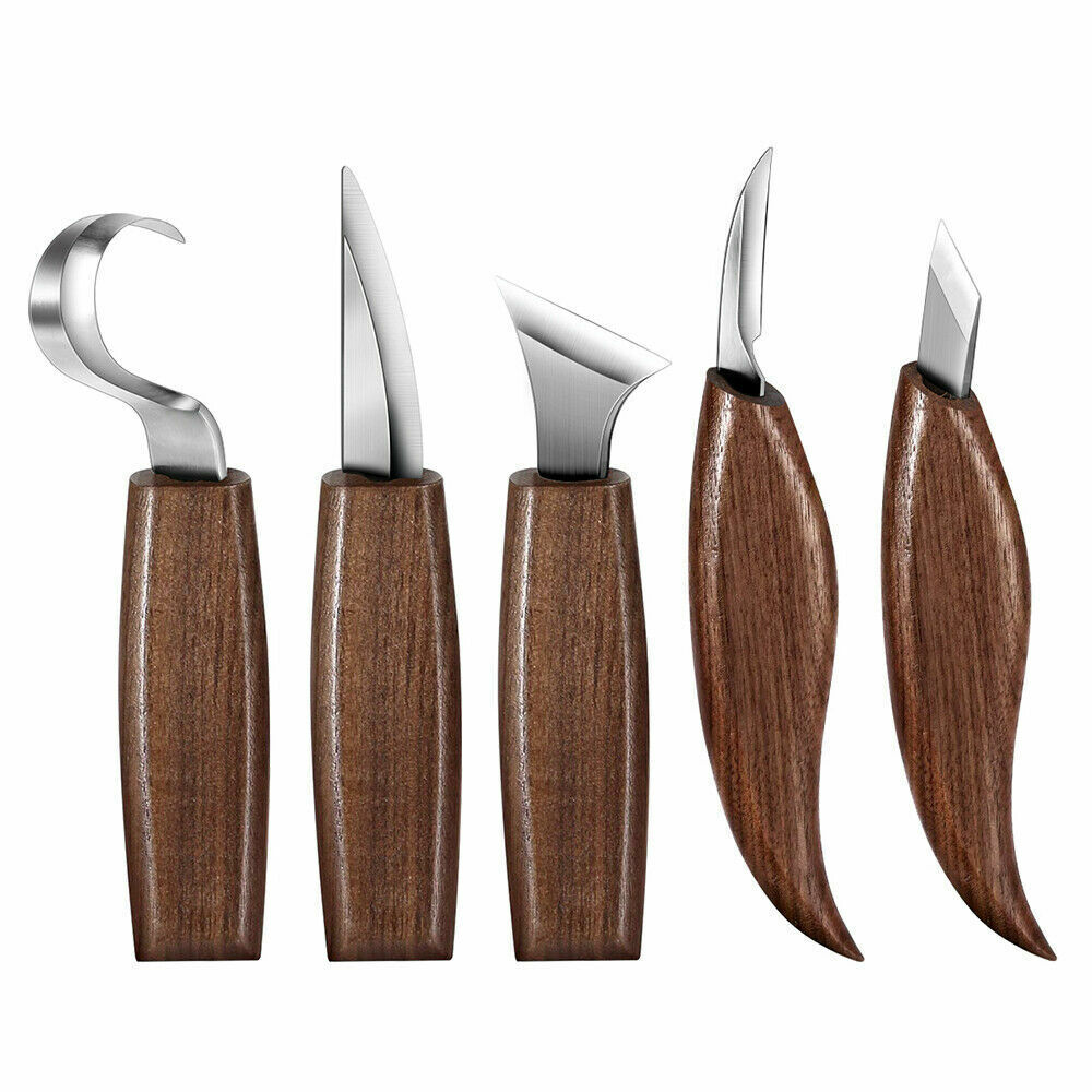 10 Piece Wood Carving Tools Hand Chisel Tool Set Professional Woodworking Gouges