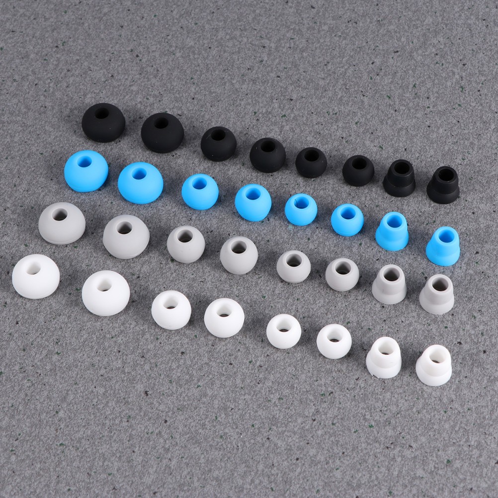 32Pcs Reusable Silicone Earphone Covers Assorted Colors for Headphone Earbuds