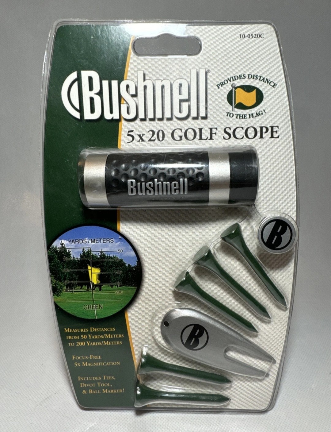 Bushnell Non-Laser Rangefinder Golf Scope Monocular 50-200 yards 5x20mm - 100520