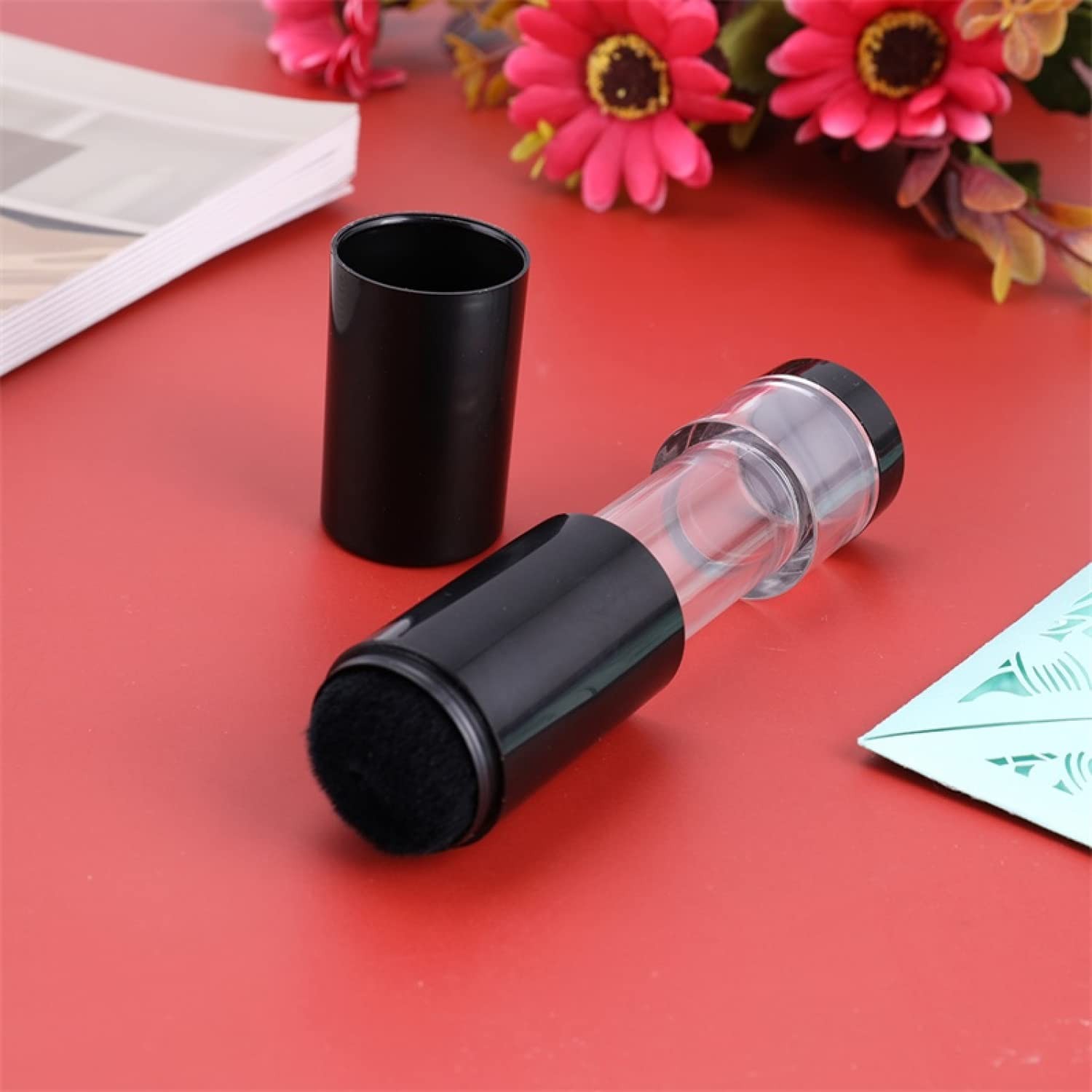 2pcs Embossing Powder Tool Brush With Cap Hand Tool Paint Applicatorapplicator F
