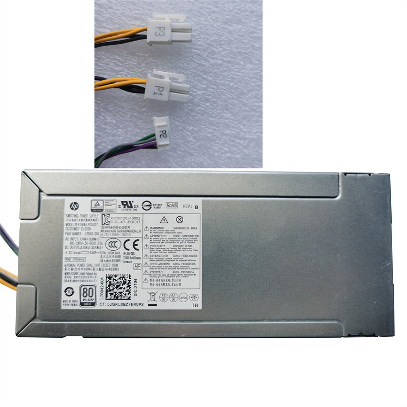 For HP 286/288 G6 G8 ZHAN 99 G2 G4 180W Power Supply PCK017 L70042-004