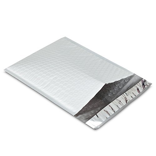 25 pcs #000 Poly Bubble Padded Envelopes Self-Sealing Mailers 4X8 (Inner 4x7)