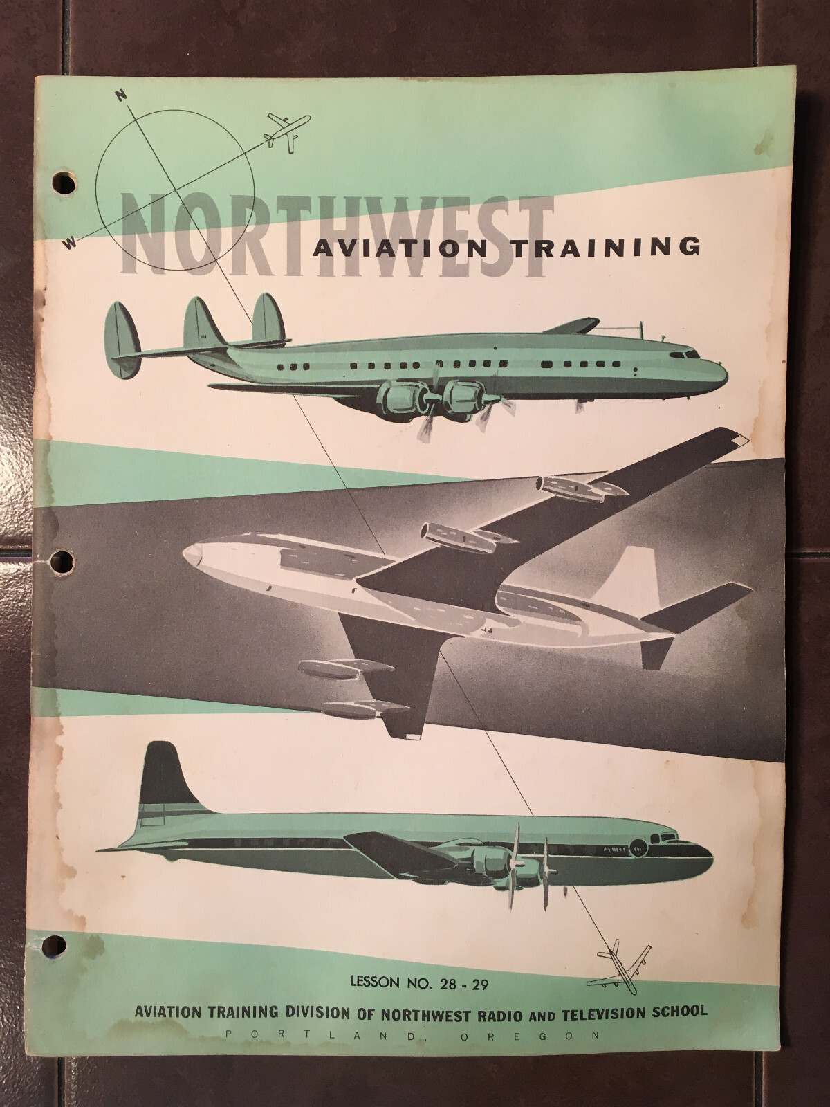 1956 NorthWest Aviation #28-29, Reservations, Ticket Offices Training Booklet