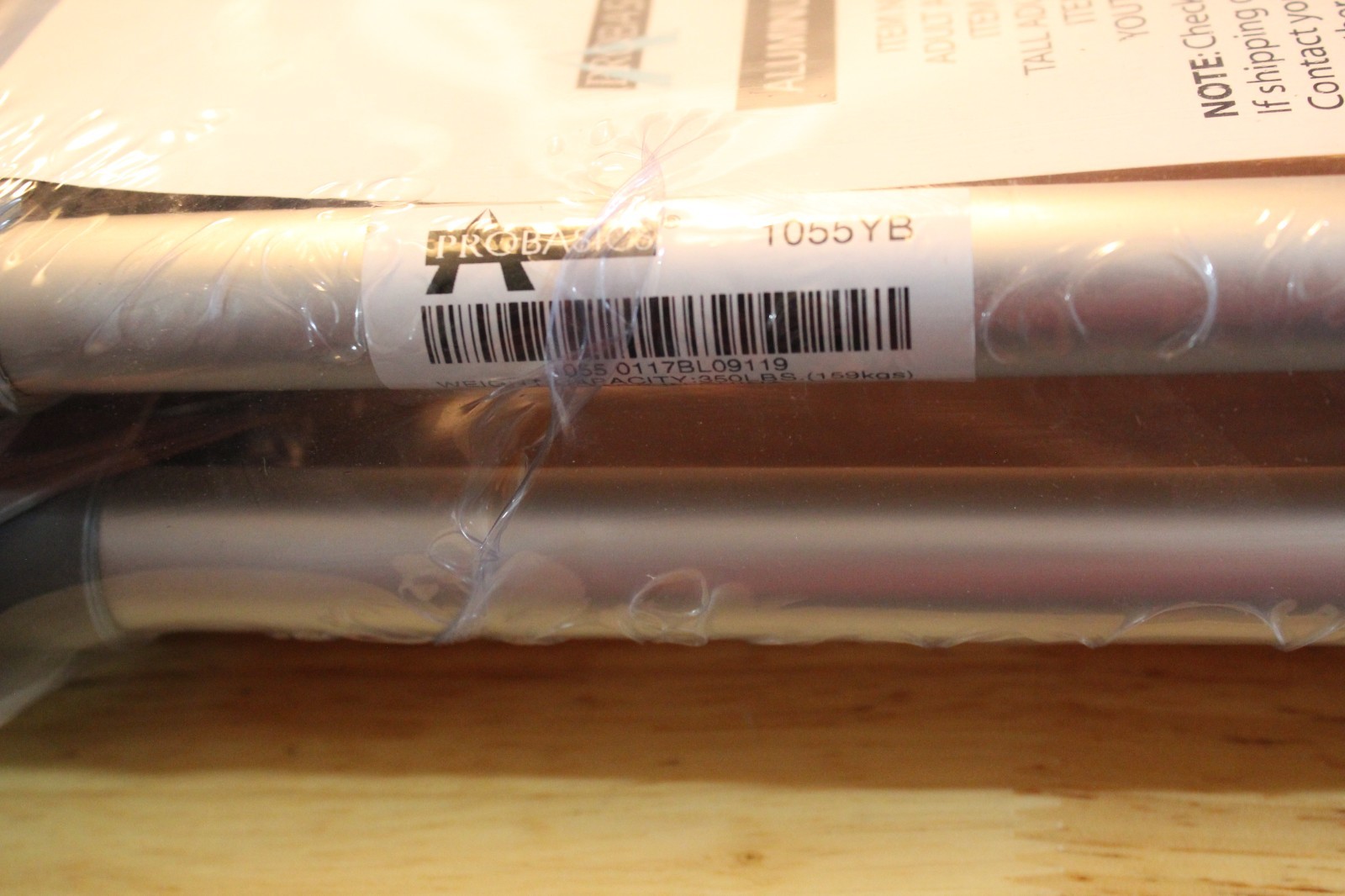ProBasics Youth-Short Aluminum Crutches -1055YB-One Pair-NEW