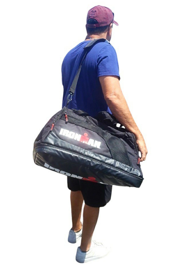 IRONMAN HYBRID BLACK DUFFLE BAG BRAND NEW L 23.6" X H 10.6" X 11.8"