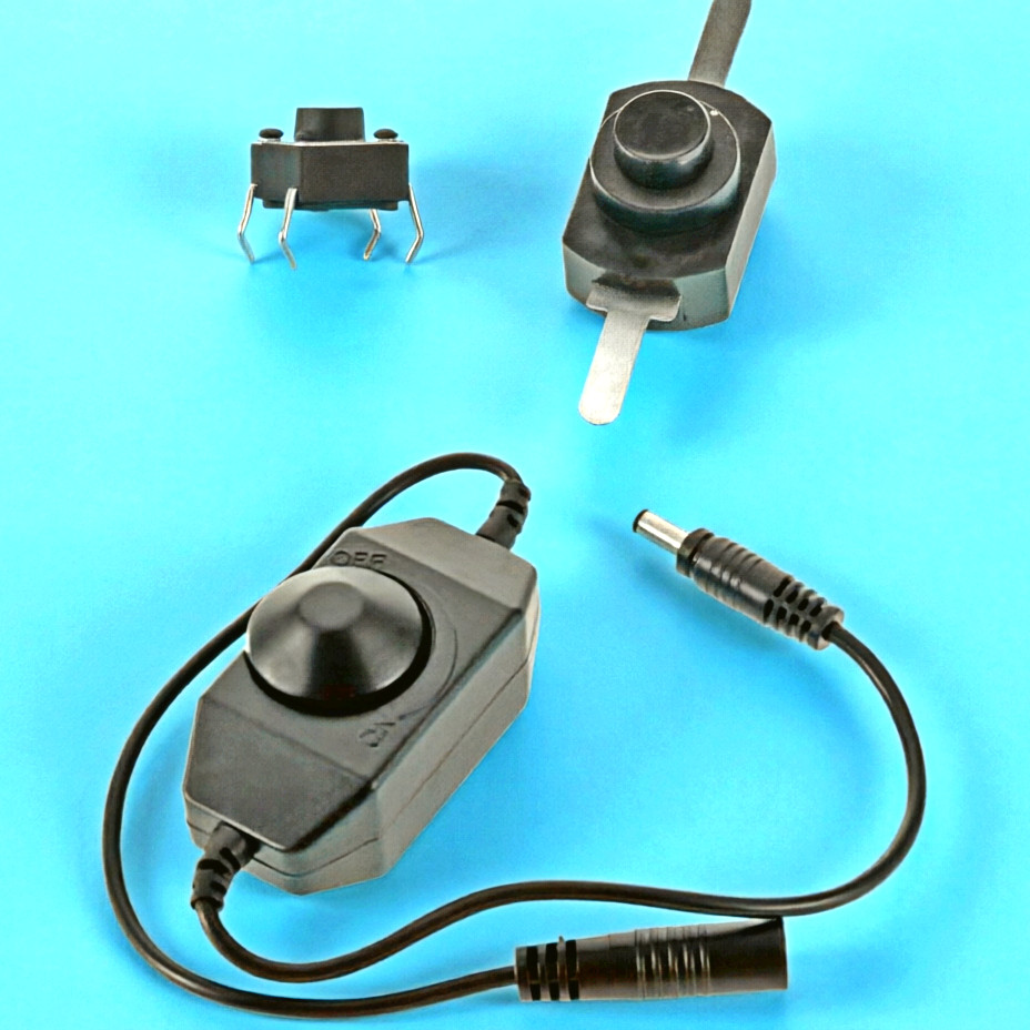 5 9 12 24 v micro tactile button tiny push on off switch stepless rotary dimmer