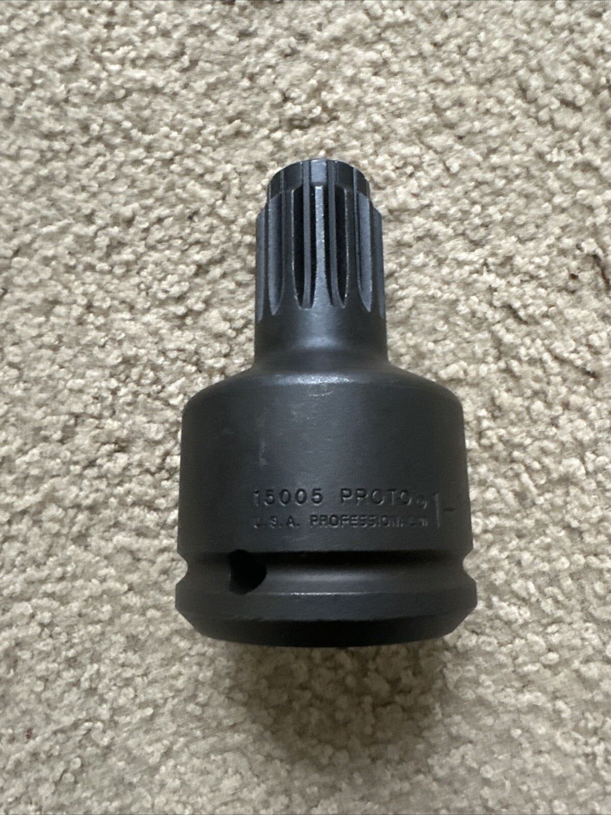 Proto J 15005 Impact Drive Adapter 1-1/2  F x  #5 Spline M Fast Shipping USA