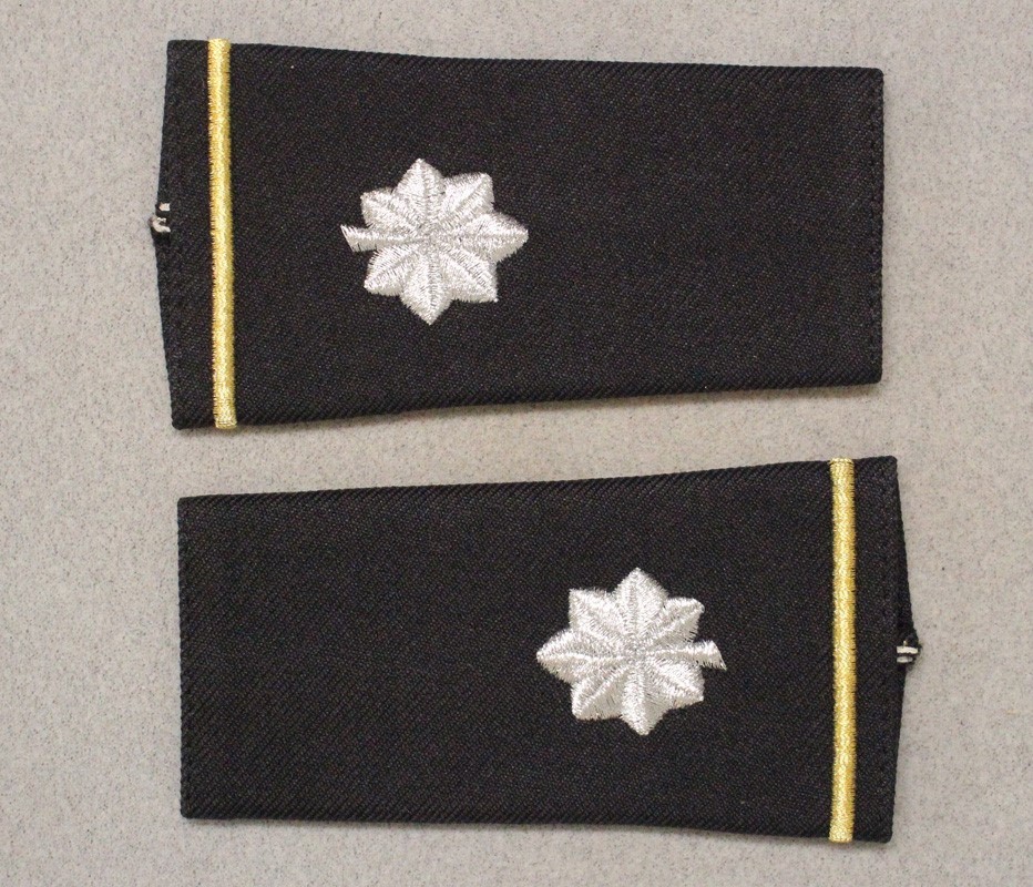 Slip-On Rank 015: U.S. Army Lt Colonel - large on black pair