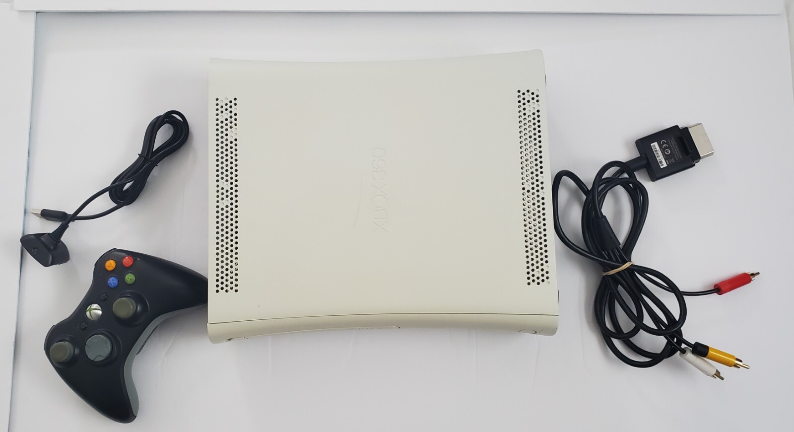 Microsoft XBOX 360 20GB White Console. Tested And Works.
