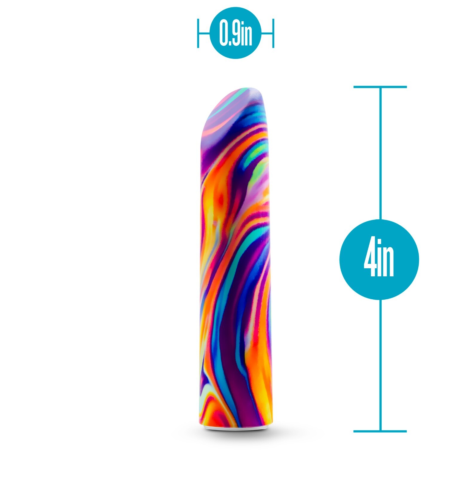 Eden 4" Long Bullet Vibrator, 10 Rumble Tech Vibration Modes, Powerful Massager