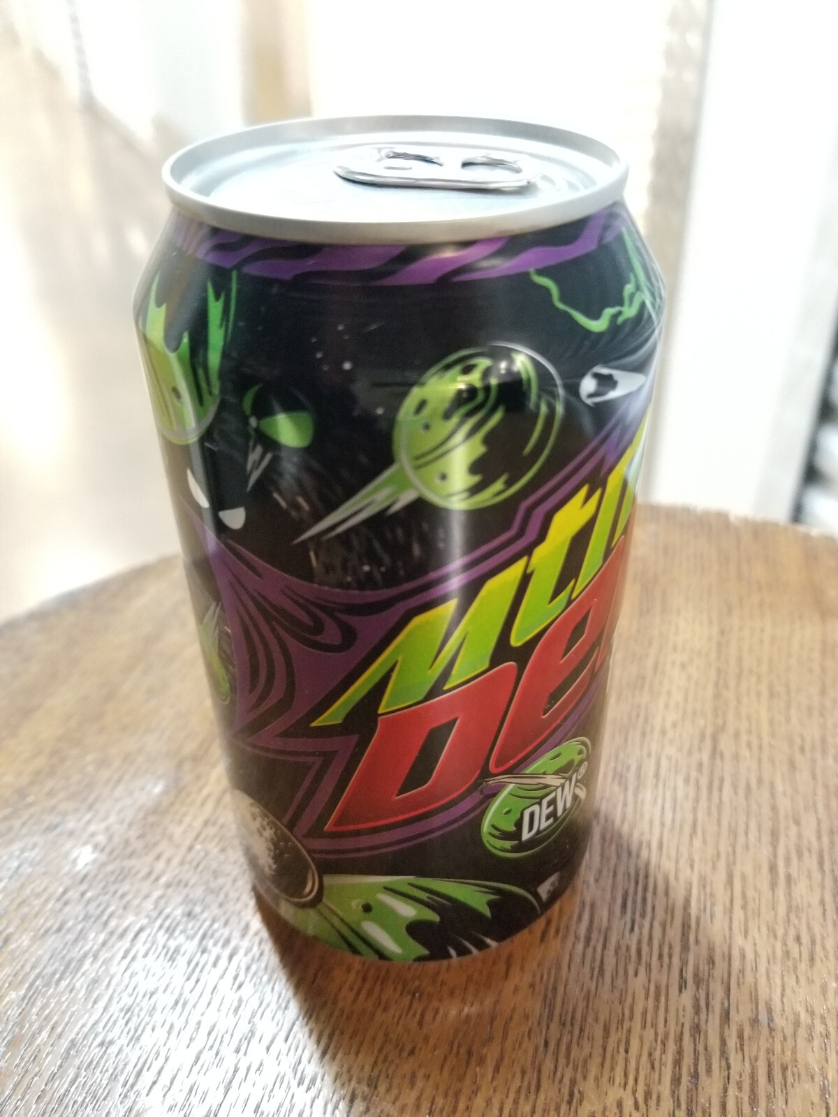 MOUNTAIN DEW Pitch Black Can UNOPENED Dark Citrus Punch WWE Bray Wyatt 2023 Soda
