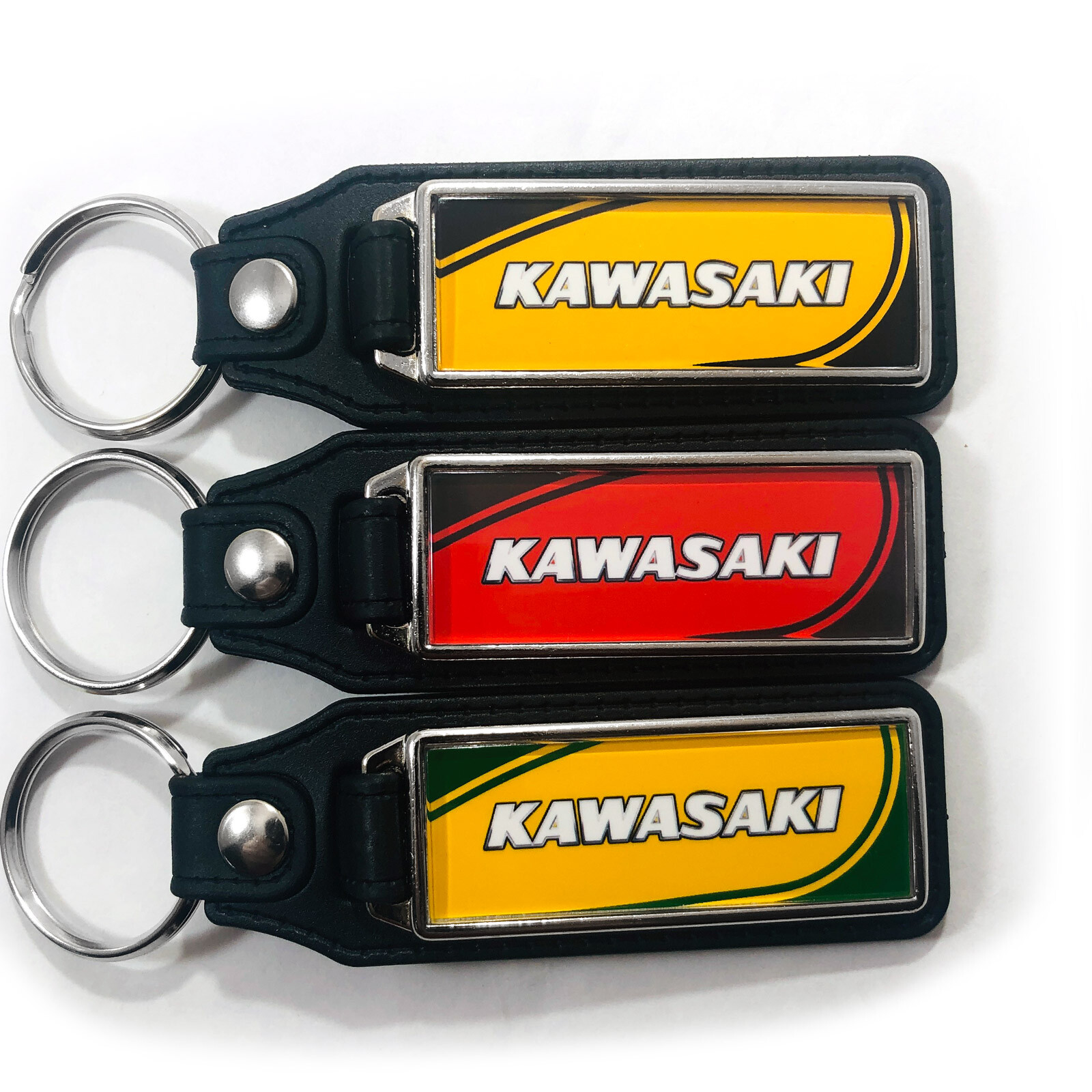 Keychains for 1970s Kawasaki H1 H2 Z900RS SE Fob Key Ring (2-Pack)