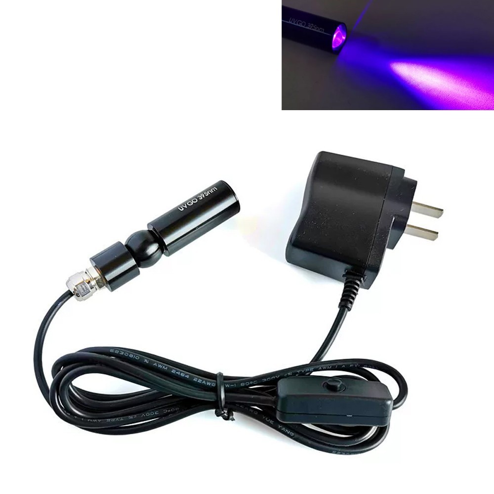 365nm 395nm 3W Ultra-Focused Spot LED High-Energy UV Curing Lamp