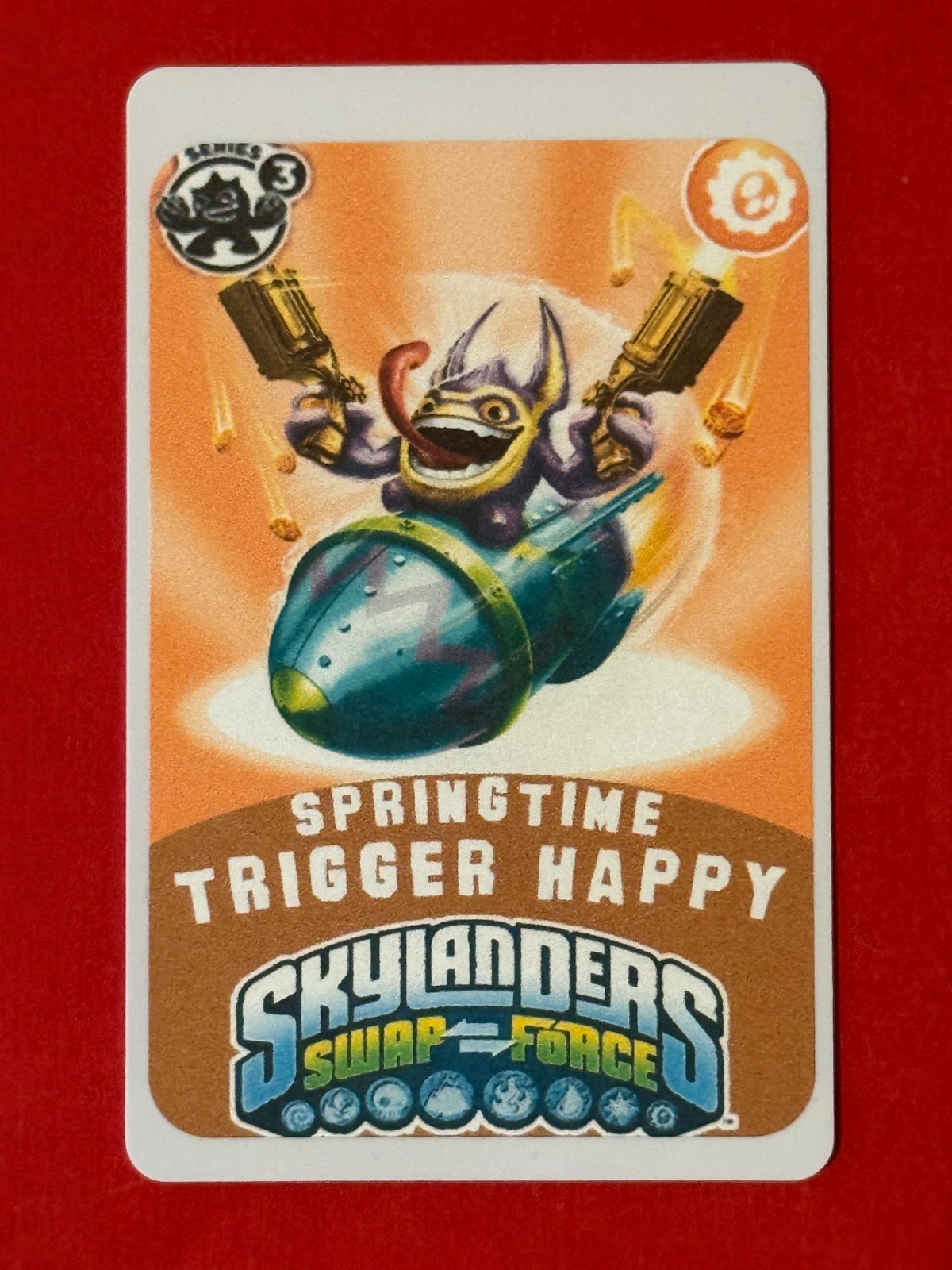 Skylanders Swap Force Springtime Trigger Happy Max 65,000 coins & Max Level Card