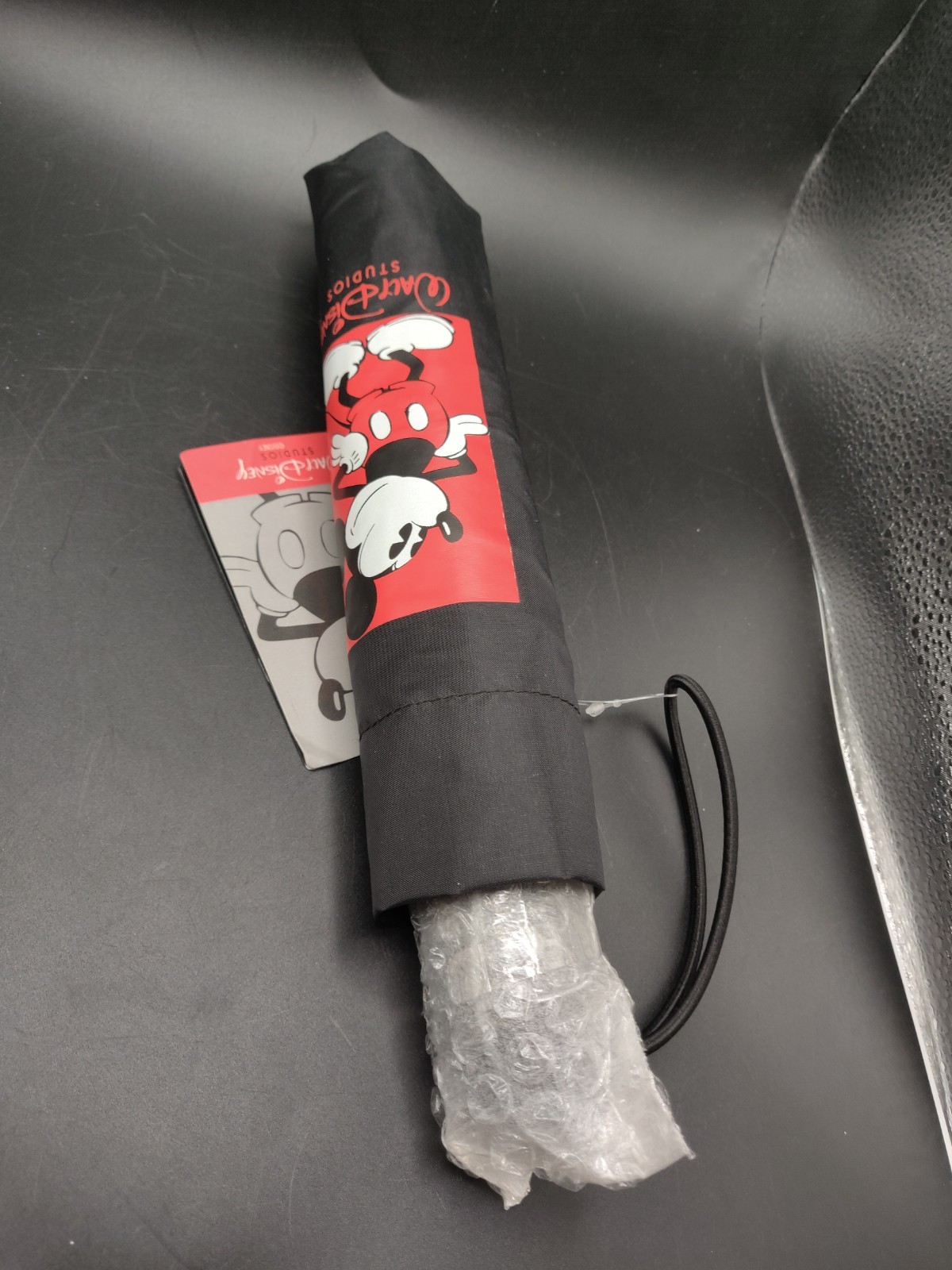 NWTs Walt Disney Studios Black White Mickey Mouse All Over Umbrella Brand New