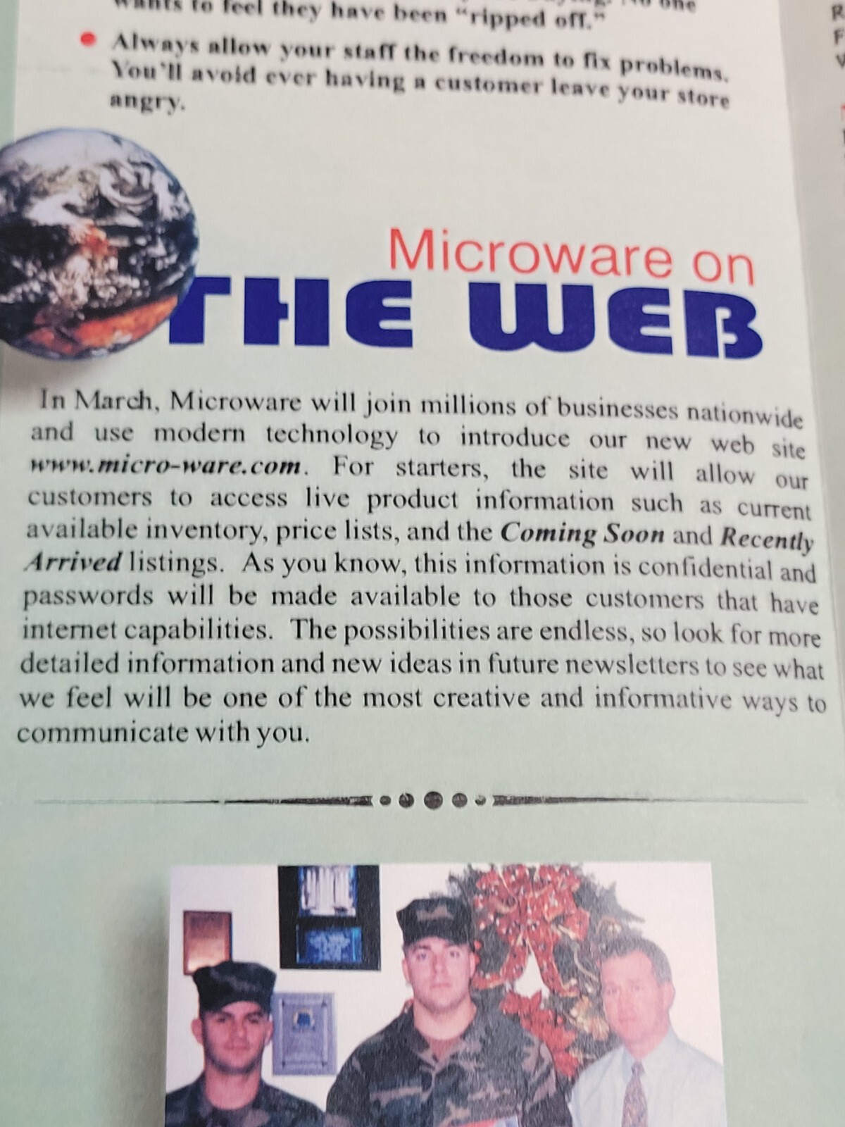 Microware Monthly (February 1998) USA Software Newsletter VG/VF Condition