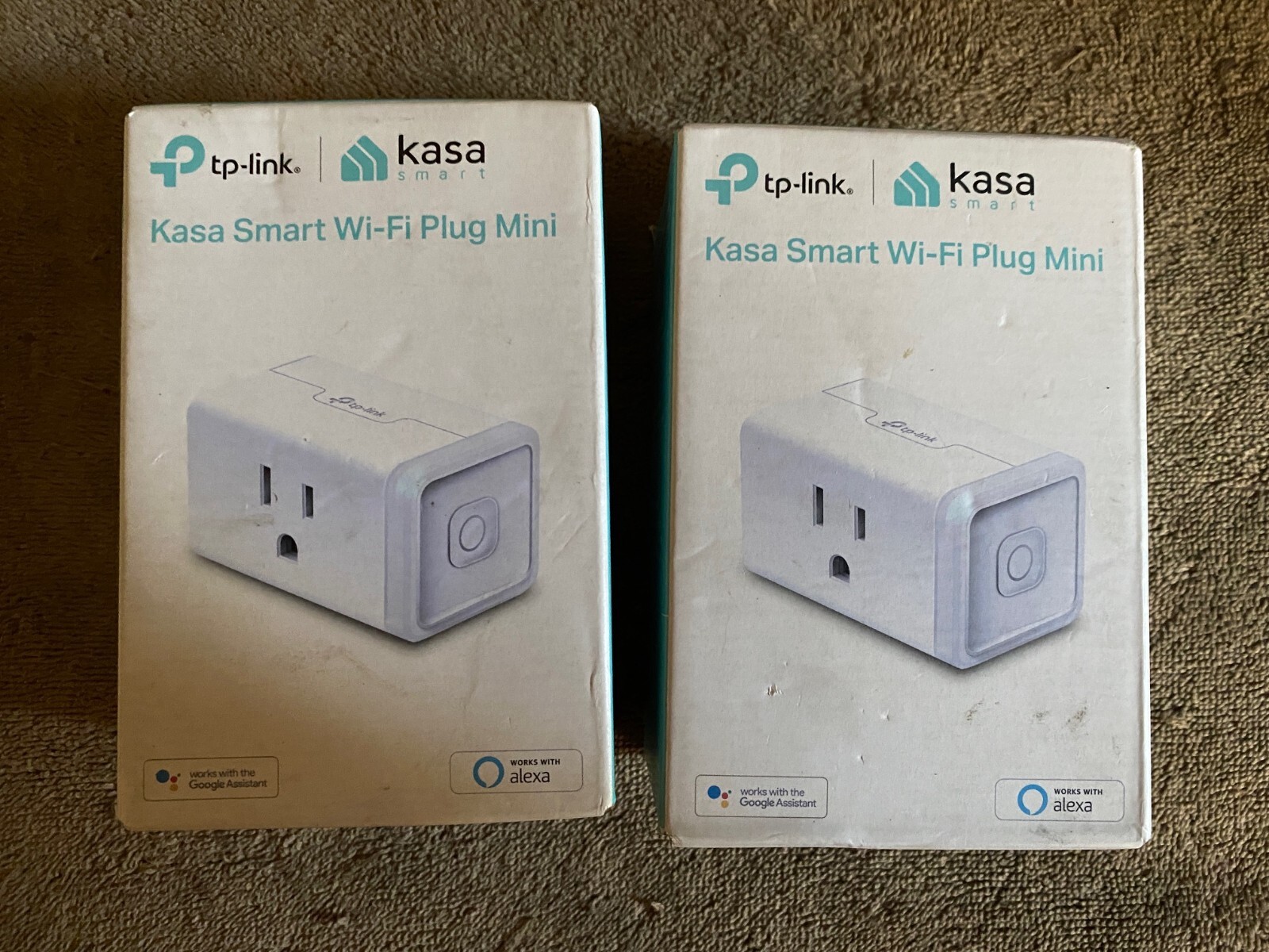 LOT OF 2 -TP LINK Smart Wi-fi Plug Mini - White (HS105)