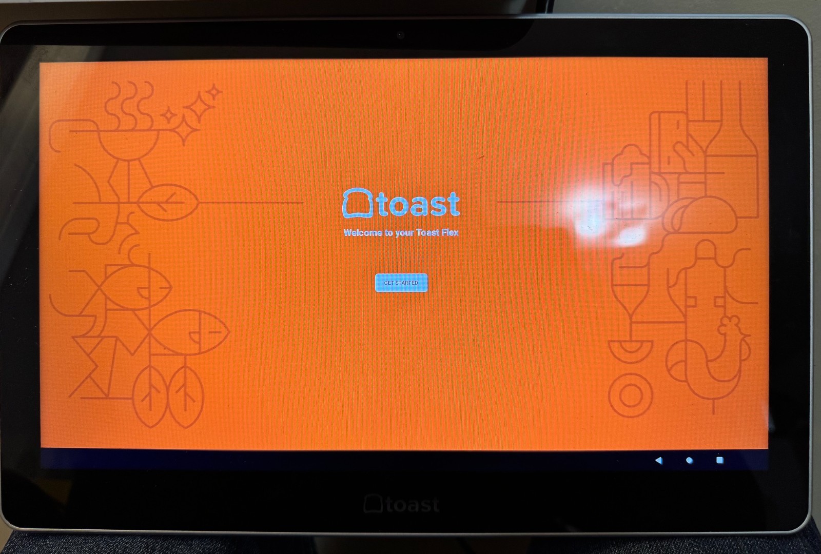 Toast Flex POS 15" Kitchen Display Touch Screen Monitor MN: TK200 - Works Great