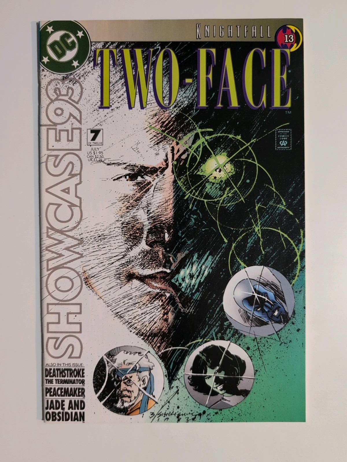 Showcase 93 #7 DC Comics 1993 Back Issue Sale