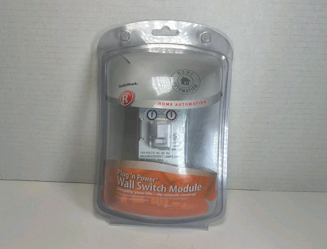 RadioShack Wall Switch Module Remote Controlled 61-3005 NIOB