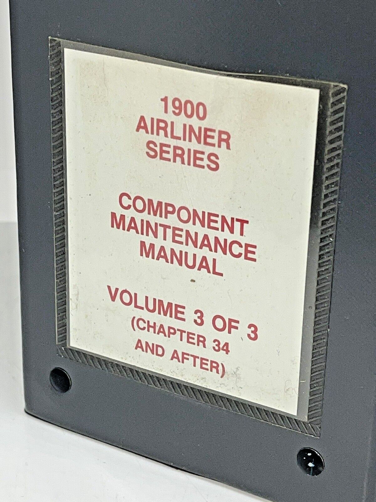 Beechcraft 1900 Airliner Series Component Maintenance Manual Volume 3