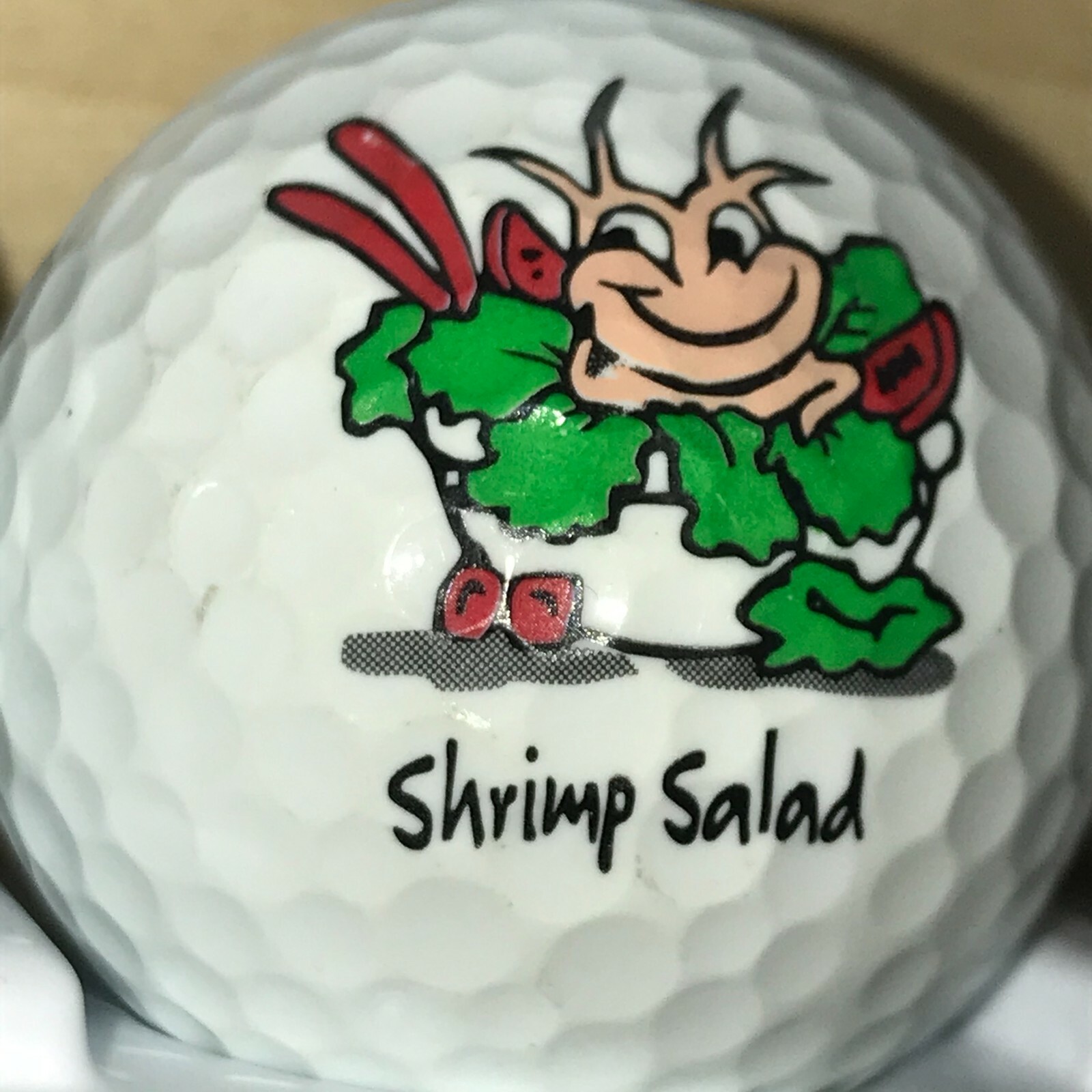 1ct (one) Shrimp Salad Logo Golf Ball (H-6-8)  Collectible Ball