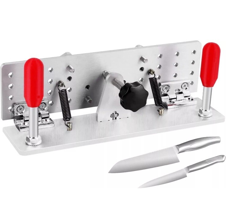 Versatile Knife Beveling Jig - Aluminum Alloy, 85°~180° Adjustable Sharpener