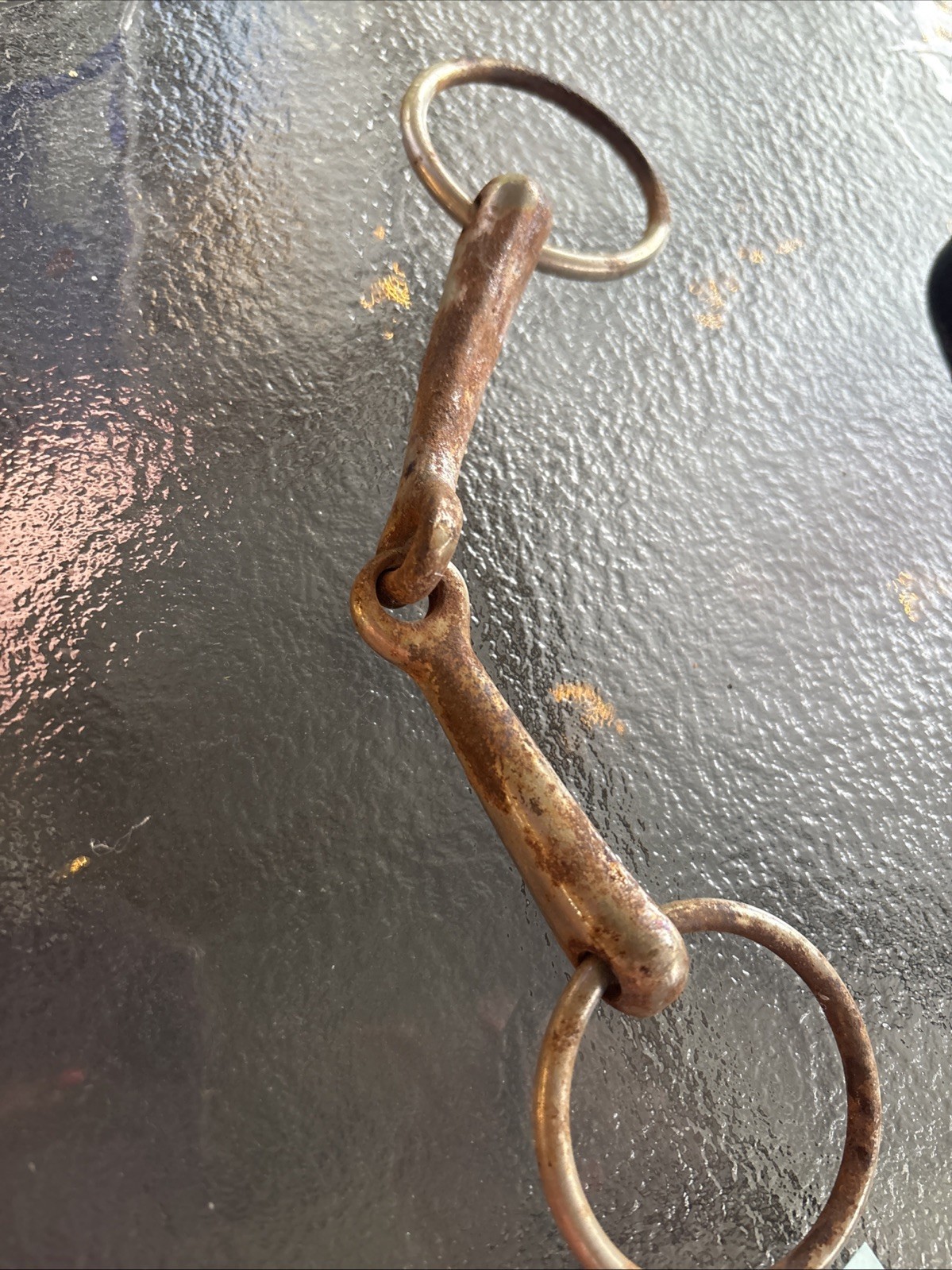 Herm Spencer Loose Ring Snaffle Horse Bit 5.5