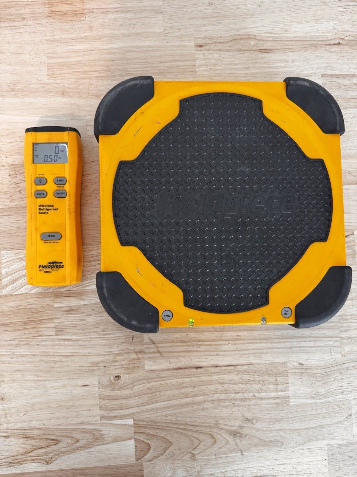 Fieldpiece SRS2 Wireless Refrigerant Scale 220lb 100kg Cap w/ Remote