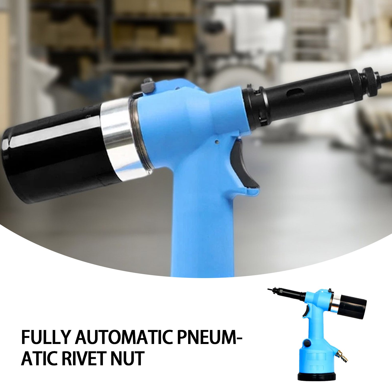 Pneumatic Rivet Nut Gun Rivnut Setting Gun Riveter Air Riveting Tool for M3-M1Cn