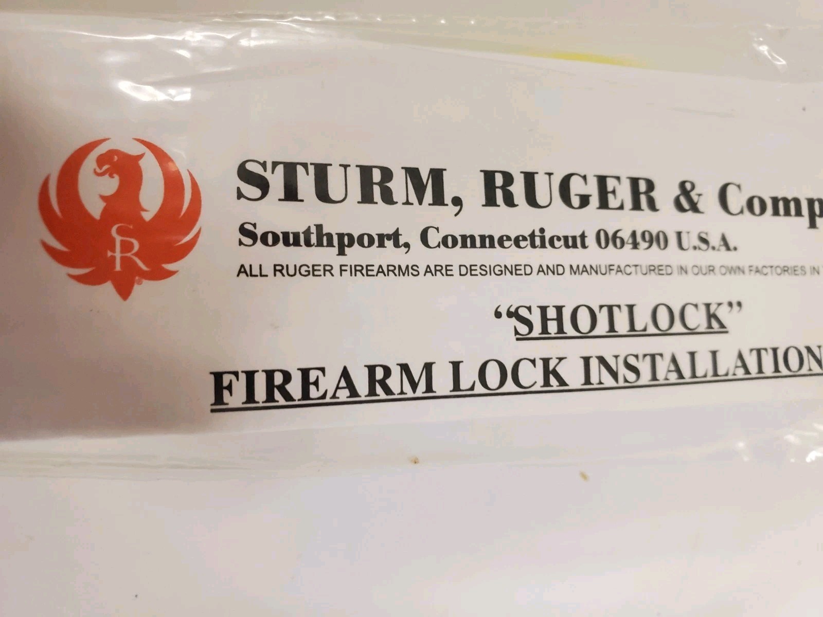 RUGER trigger lock new "shotlock" with keys & 1 Master cable gun lock with keys