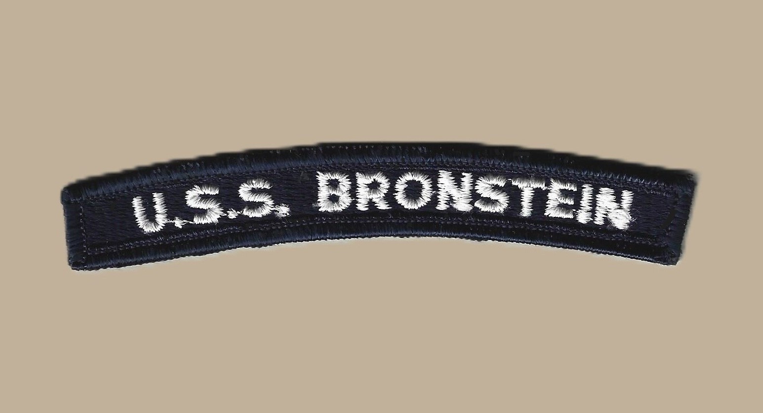 US Navy FF-1037 USS Bronstein Frigate 1963-1990 UIM Shoulder Rocker Tab (01)
