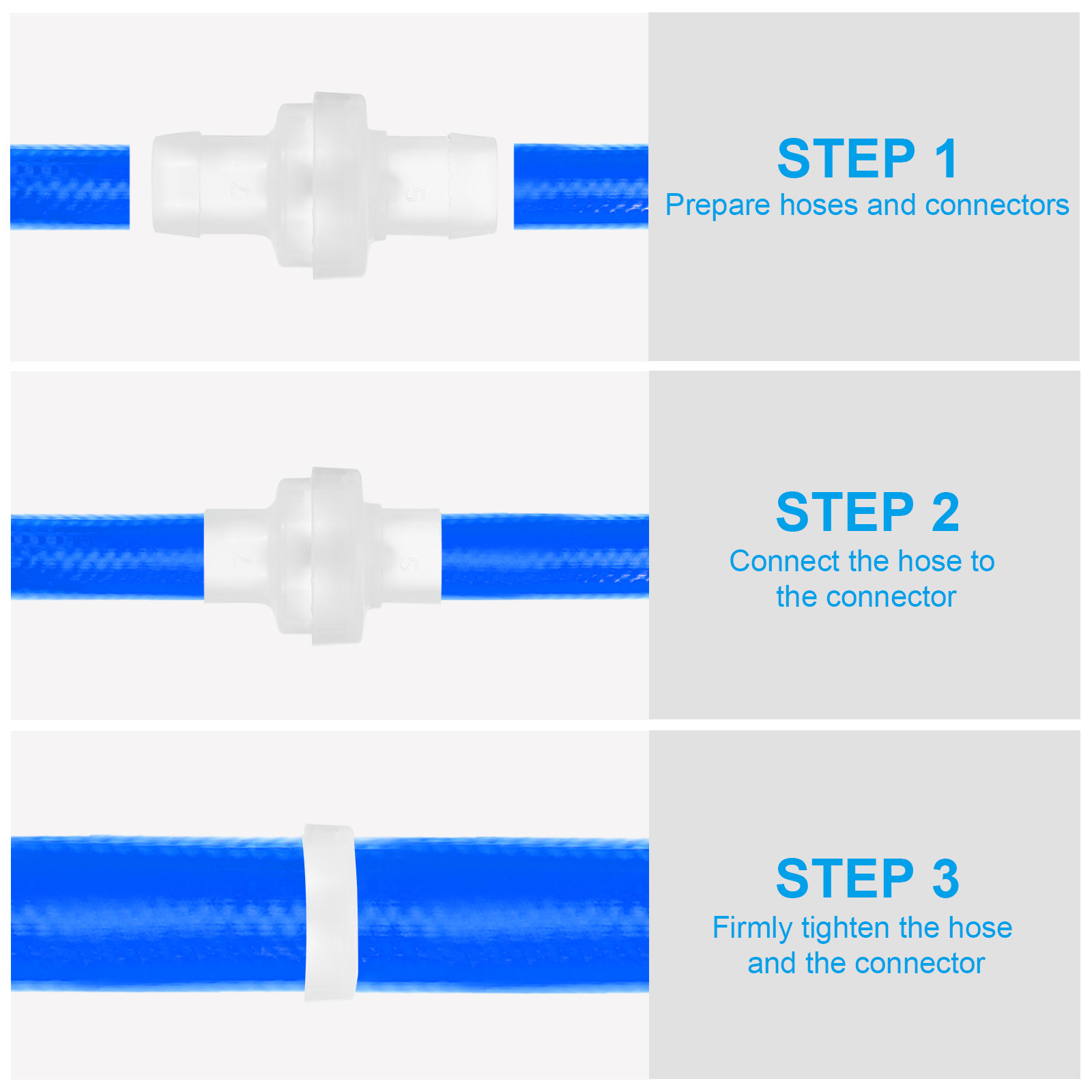 12 Pcs 5/32" Plastic One Way Inline Check Valve Barb Hose Non Return Translucent