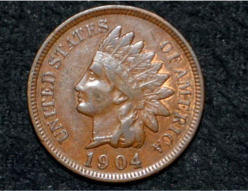 1904 Indian Head Cent * XF * FULL LIBERTY ** CHOICE BROWN ** hint of Luster