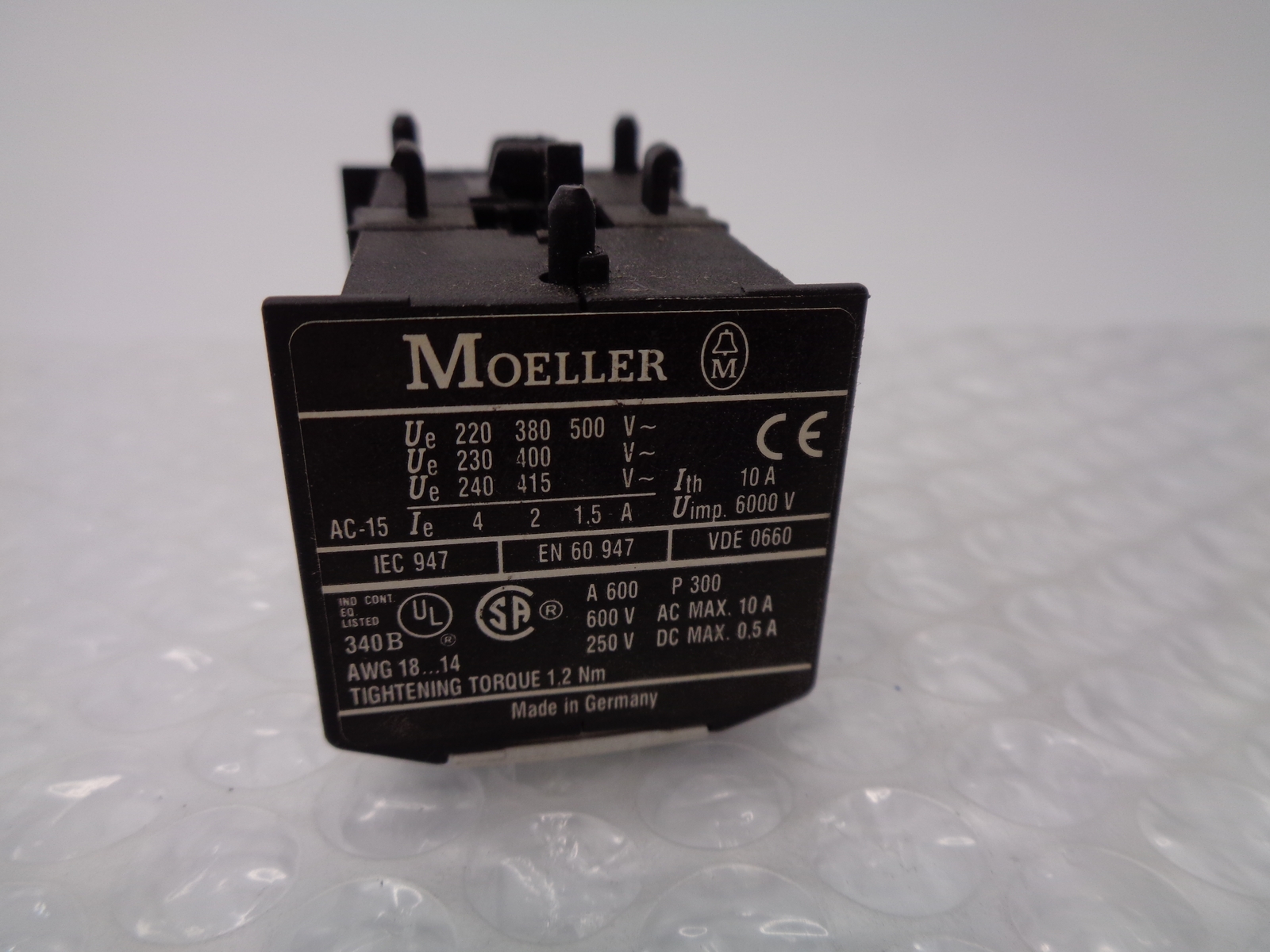 MOELLER 13DILE AUXILIARY CONTACTOR NSNP
