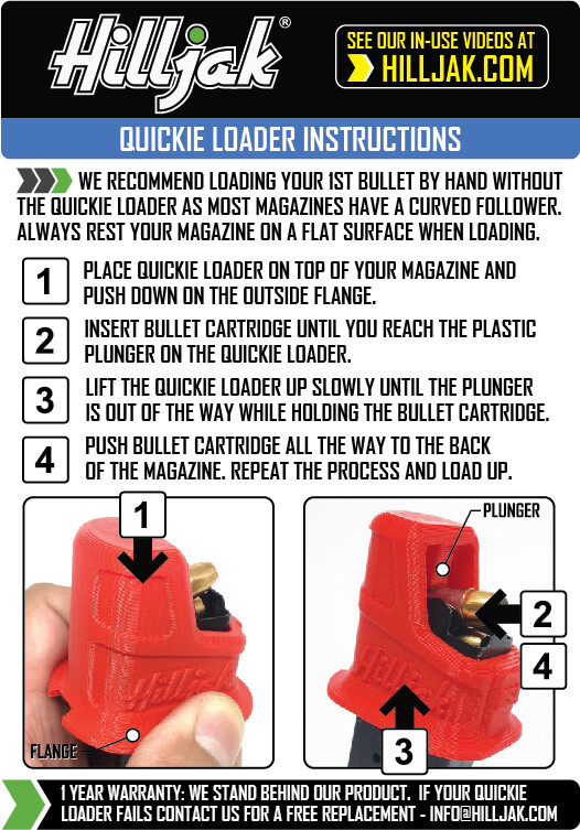 Taurus G2/G2C G3/G3C, TH9 PT-111 9MM Double-Stack Speed Loader QL9Y- Black