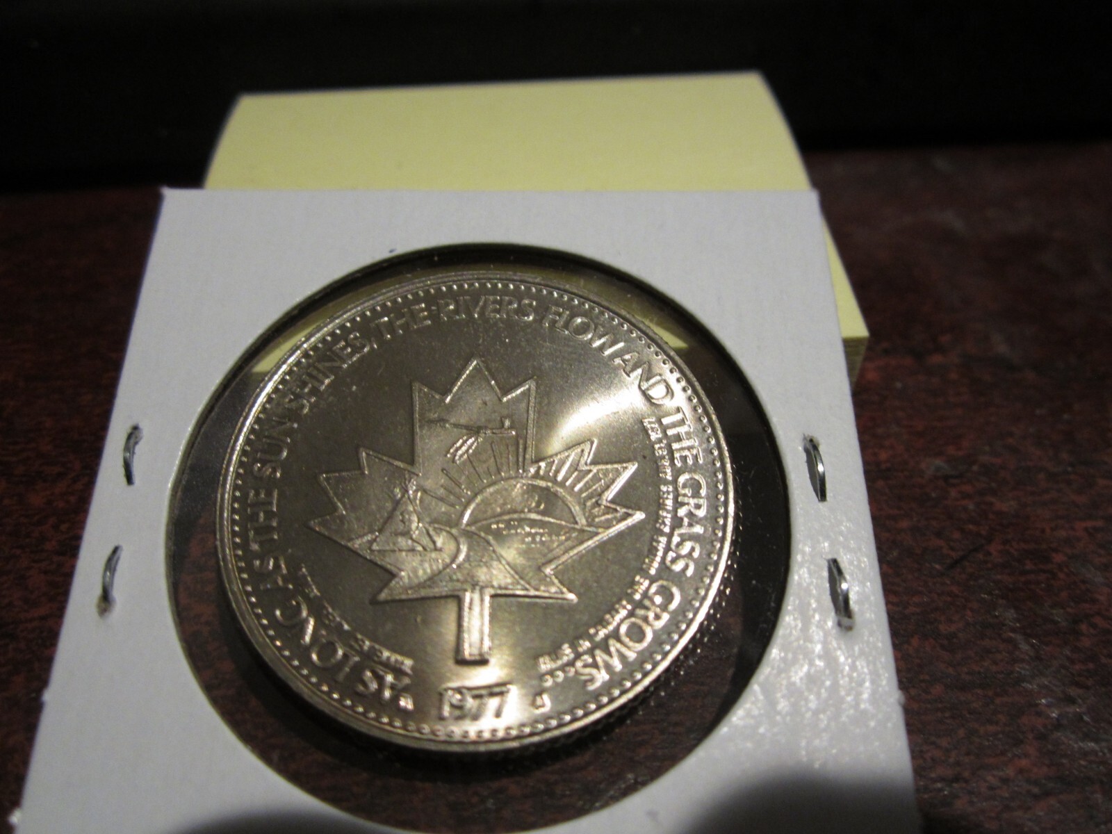 1977 - Calgary Stampede - Boot - Commemorative - Canada Trade Dollar